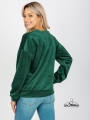 Veliūrinis džemperiukas, žalias